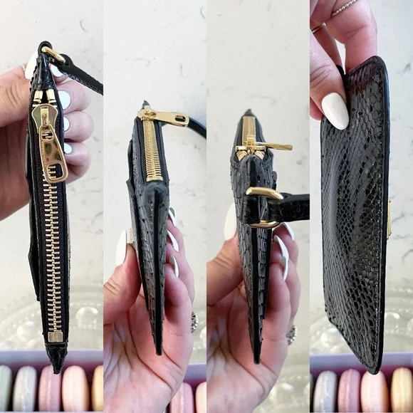 Authentic Dolce & Gabbana Limited Edition Black Python Card Wallet - Picture 6 of 11